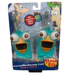 Disney Phineas and Ferb Perry the Platypus Walkie Talkies Agent P PF-210 New